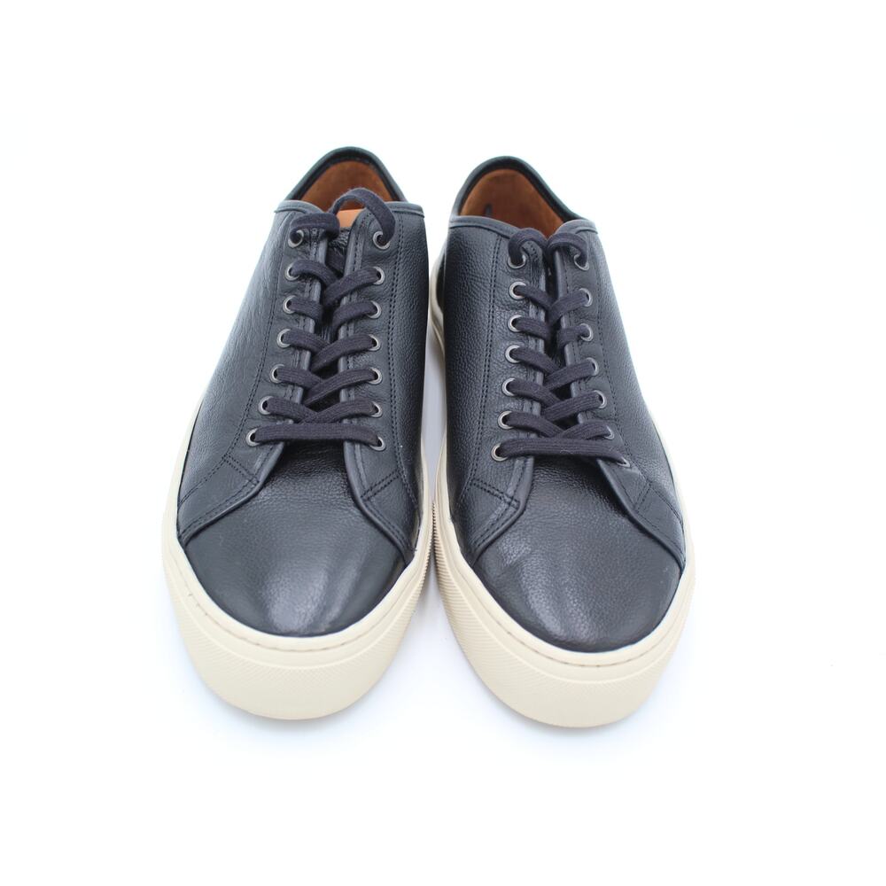 Allen Edmonds Sneakers Mens 11.5 Black Leather Casual Luxury Minimalist Travel - Picture 3 of 8